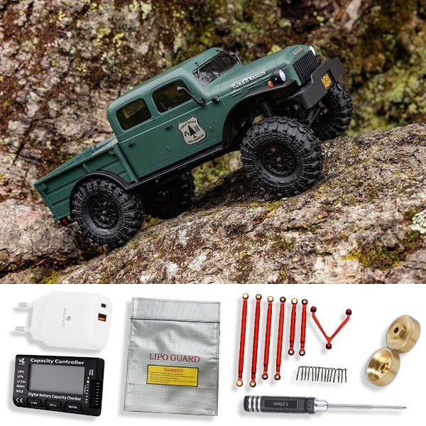 ������ Axial SCX24 Dodge Power Wagon 4WD Brushed 1/24 ����� - ��� ����
