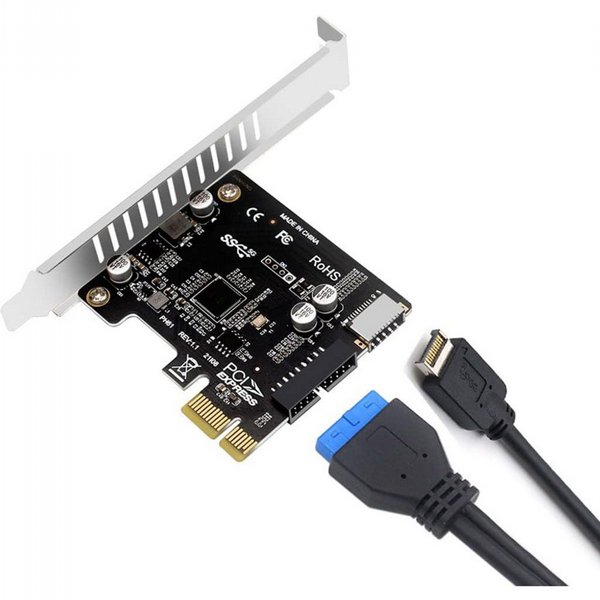 ���� PCI �-USB 3 ����� �� ����� TYPE C