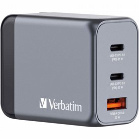 מטען קיר Verbatim GaN Charger 65W מטען קיר Verbatim GaN Charger 65W