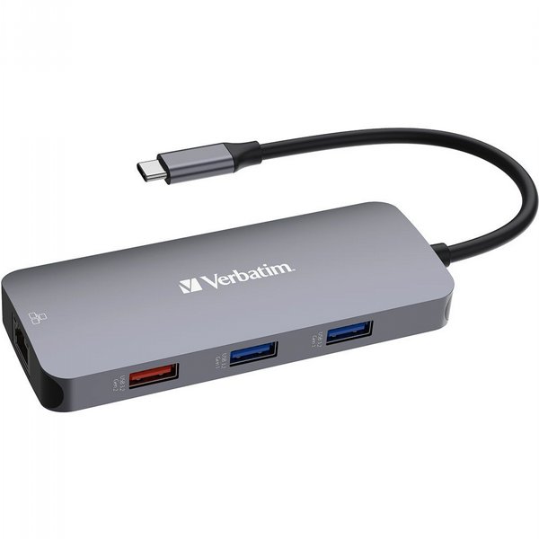 ���� ����� Verbatim USB-C Pro Multiport Hub 9