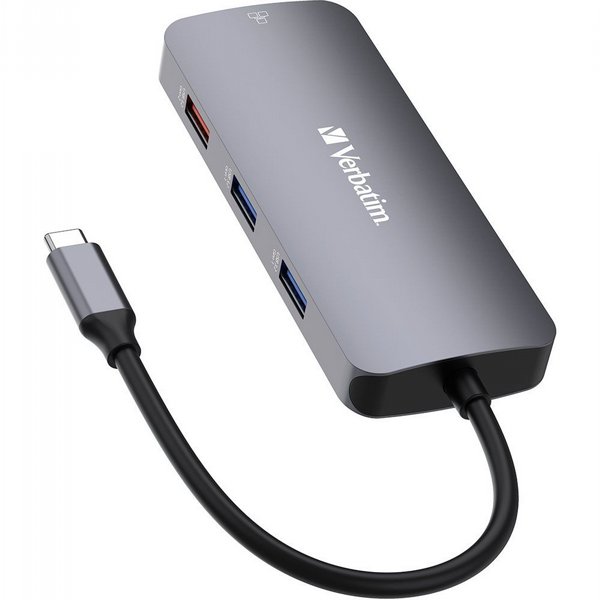 ���� ����� Verbatim USB-C Pro Multiport Hub 9