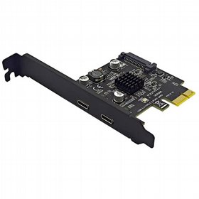 מתאם PCI לחיבורים פנימיים USB 3 + TYPE C מתאם PCI לחיבורים פנימיים USB 3 + TYPE C