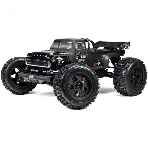 ������ ARRMA Notorious 6S V6 1/8 4WD BLX Stunt Truck RTR Black ����