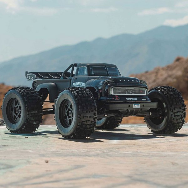 ������ ARRMA Notorious 6S V6 1/8 4WD BLX Stunt Truck RTR Black ����