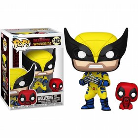 בובת פופ - Marvel Deadpool & Wolverine Deadpool with Headpool 1400 בובת פופ - Marvel Deadpool & Wolverine Deadpool with Headpool 1400