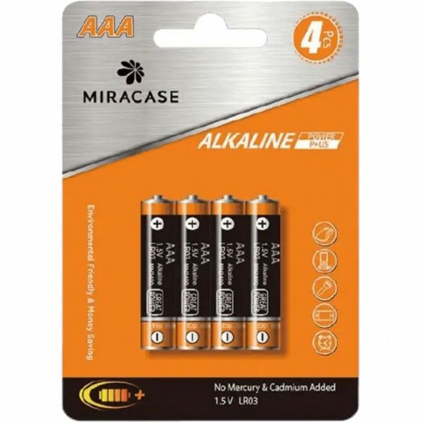 ���� 4 ������ Miracase Alkaline AA
