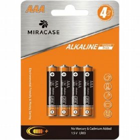 ���� 4 ������ Miracase Alkaline AA