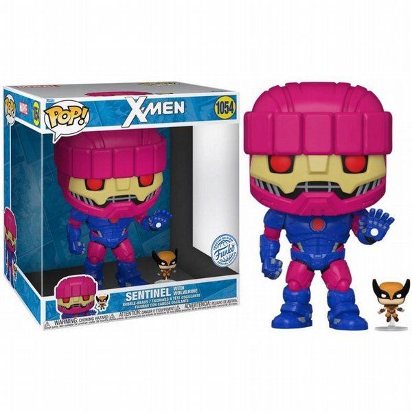 ���� ��� ����� 10" - Marvel X-Men Sentinel with Wolverine Chase 1054
