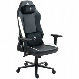 כסא גיימינג Dragon Alpine דמוי עור בצבע שחור לבן כסא גיימינג Dragon Alpine דמוי עור בצבע שחור לבן