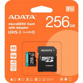 כרטיס זיכרון ADATA MicroSD 128GB V30 כרטיס זיכרון ADATA MicroSD 128GB V30