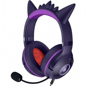 אוזניות גיימינג Razer Pokemon Gengar Kraken Kitty V2 אוזניות גיימינג Razer Pokemon Gengar Kraken Kitty V2
