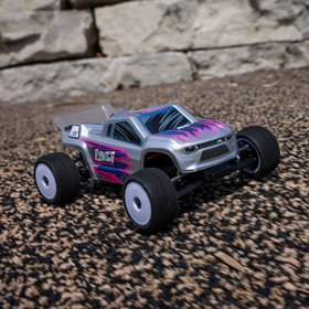 מכונית Losi Micro-T 2WD RTR Stadium Truck 1/28 כסופה מכונית Losi Micro-T 2WD RTR Stadium Truck 1/28 כסופה
