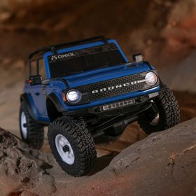 מכונית Axial SCX30 Ford Bronco 4X4 RTR Brushed 1/30 כחולה מכונית Axial SCX30 Ford Bronco 4X4 RTR Brushed 1/30 כחולה