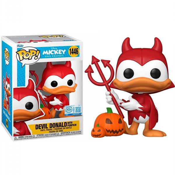 ���� ��� - Disney Devil Donald with Pumpkin 1446