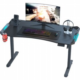 שולחן גיימינג חשמלי Optimus X RGB שחור אורך 120 שולחן גיימינג חשמלי Optimus X RGB שחור אורך 120