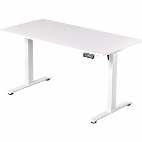 שולחן חשמלי STANDLY לבן - פלטת עץ לבן שולחן חשמלי STANDLY לבן - פלטת עץ לבן