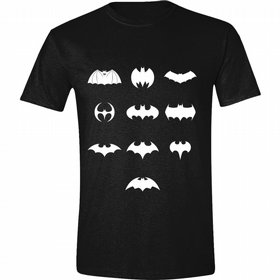 חולצה מעוצבת Batman Logo Evolution חולצה מעוצבת Batman Logo Evolution