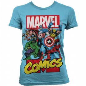 ����� ������ Marvel Comics Light Blue