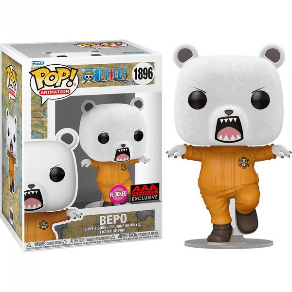 ���� ��� - One Piece Bepo Flocked 1896