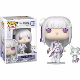 בובת פופ - ReZero Emilia with Puck 2112 בובת פופ - ReZero Emilia with Puck 2112