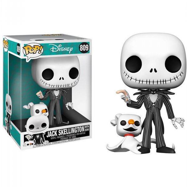 ���� ��� ����� - Disney Jack Skellington with Zero 809 - ����� 10"