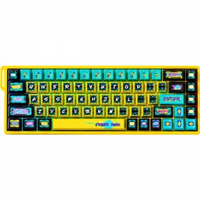 מקלדת גיימינג מגנטית AULA WIN68 HE Ultra בעיצוב Cyberpunk מקלדת גיימינג מגנטית AULA WIN68 HE Ultra בעיצוב Cyberpunk