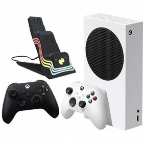 חבילת Xbox Series S 512GB כולל 2 שלטים ועמדת הטענה - יבואן רשמי מייקרוסופט חבילת Xbox Series S 512GB כולל 2 שלטים ועמדת הטענה - יבואן רשמי מייקרוסופט