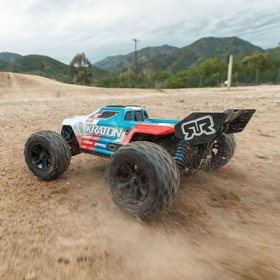 מכונית ARRMA Mini Kraton 3S DSC 4X4 RTR Brushless 1/16 כחול/אדום מכונית ARRMA Mini Kraton 3S DSC 4X4 RTR Brushless 1/16 כחול/אדום