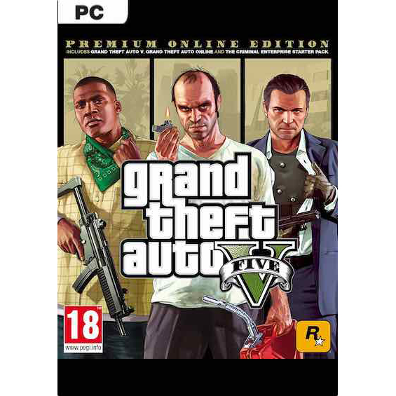 משחק המחשב GTA 5 בגרסה Premium Online Edition