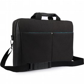 תיק צד שחור Miracase עם תא למחשב נייד 14.1" תיק צד שחור Miracase עם תא למחשב נייד 14.1"