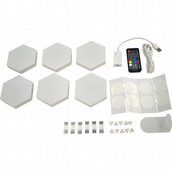 ���� ����� ������ ���� �� �������� Dragon RGB Modular Led Brick + RF RC