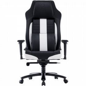 Dragon Super Tanker שחור לבן - כסא משרדי גיימינג Dragon Super Tanker שחור לבן - כסא משרדי גיימינג