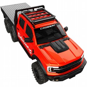 זחלן שטח 6x6 על שלט Cross RC EMO XXL2 Ford Style 1/5 Brushless אדום זחלן שטח 6x6 על שלט Cross RC EMO XXL2 Ford Style 1/5 Brushless אדום
