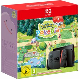 קונסולת Nintendo Switch 2 כולל Pok?mon Pokopia - מהדורה מוגבלת (הזמנה מוקדמת) קונסולת Nintendo Switch 2 כולל Pok?mon Pokopia - מהדורה מוגבלת (הזמנה מוקדמת)